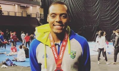 Maicon Andrade perdeu a final para mexicano, mas ficou com a prata (Foto: Reprodução/Instagram)