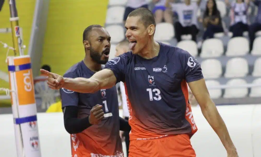 Apan Blumenau encara o Maringá Vôlei pela Superliga - Foto:Assessoria Apan Blumenau