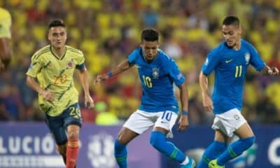 Brasil Seleção brasileira empata com Colômbia no pré-Olímpico - Foto: (Foto: Lucas Figueiredo/CBF)