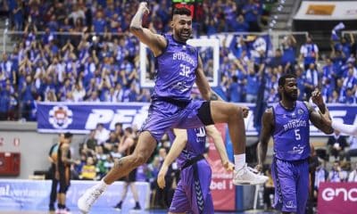 Augusto Lima e Vítor Benite ajudam o Burgos a vencer na Champions - Foto: Divulgação/FIBA