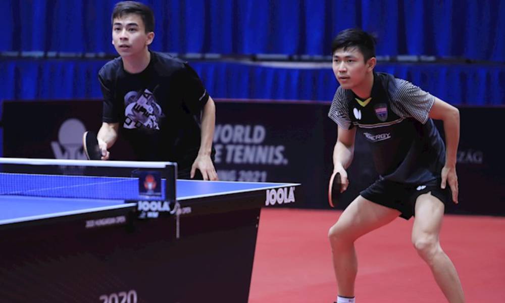 Vitor Ishiy e Eric Jouti (masculino), Vitor Ishiy e Bruna Takahashi (mista), e, Caroline Kumahara e a norte-americana Lily Zhang (feminino) (1)