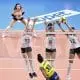 Natália em mais uma vitória do Eczacibasi pelo campeonato turco de vôlei