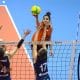 Natália, do Eczacibasi, em jogo pela contra o Fenerbahce pela Champions League de vôlei feminino