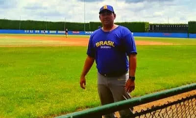 Rafael Motooka, da seleção brasileira de beisebol Sub-23