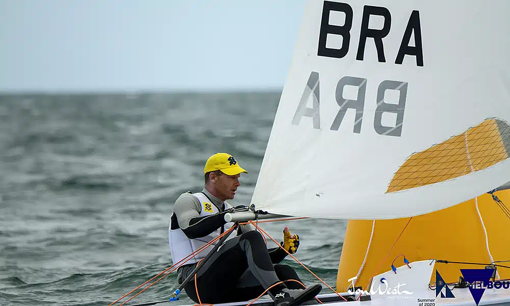Robert Scheidt no Mundial da classe laser de vela