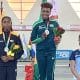 Rosangela Santos conquistou uma das oito medalhas na parte da manhã do primeiro dia do Sul-Americano indoor de atletismo em Cochabamba