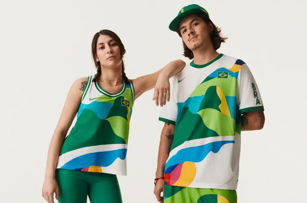 Uniforme do skate do Brasil em Tóquio