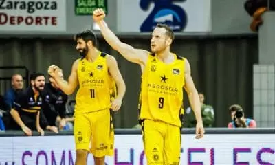 Marcelinho Huertas na vitória do Iberostar Tenerife pela Liga ACB sobre o Joventut Badalona na Espanha