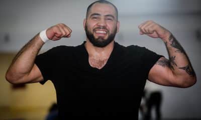 Eduard Soghomonyan comemorou a classificação para o wrestling dos Jogos de Tóquio