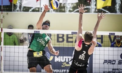 Evandro e Bruno Schmidt representam o Brasil no Qatar - Foto: Divulgação/FIVB