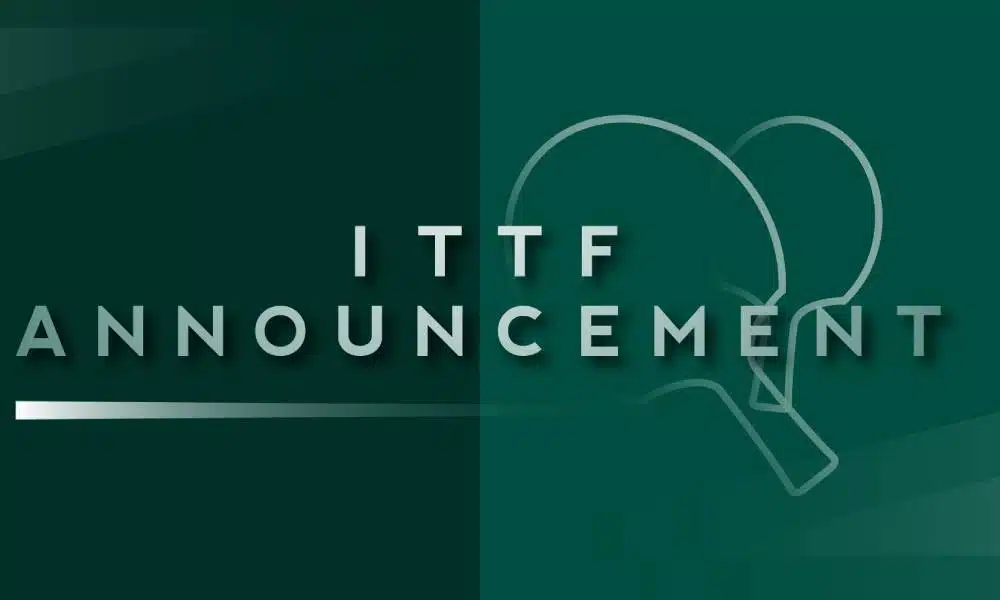 ITTF extende suspensão de torneios até o dia 30 de junho tênis de mesa coronavírus