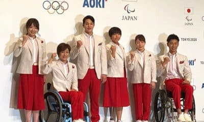 Uniformes do Japão para a cerimônia de abertura