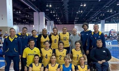 Seleção de vôlei sentado é derrotada em amistosos nos EUA