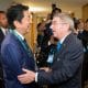 Shinzo Abe e Thomas Bach