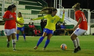 Brasil vence o Chile antes de interrupção do Sul-Americano sub-20 de futebol feminino