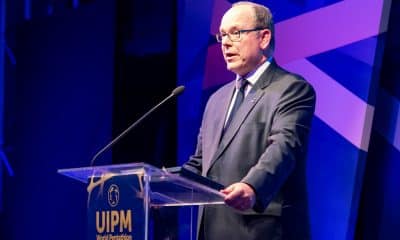 Príncipe Albert II de mônaco - presidente de honra uipm - coronavírus
