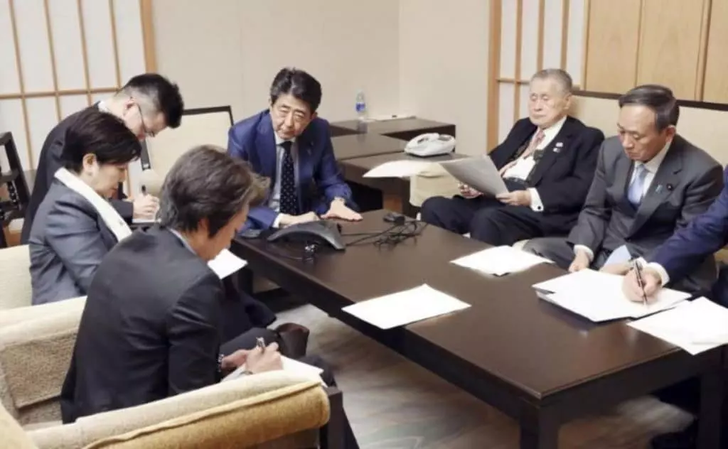 Comitê organizador de Tóquio - Mori - Abe - Adiamento Jogos Olímpicos