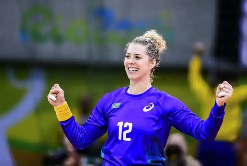 Babi Arenhart - seleção brasileira de handebol - Olimpíada de Tóquio 2020