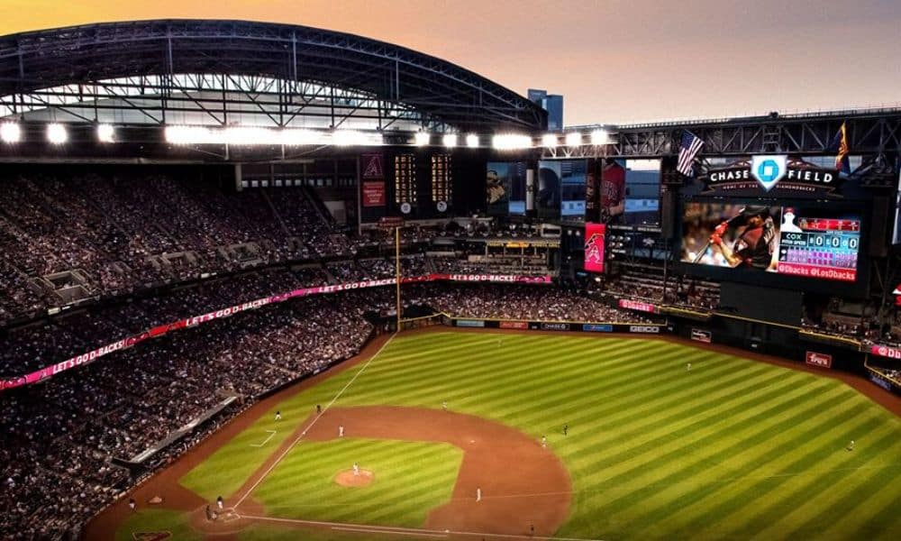 Chase Field, casa do Arizona Diamondbacks, equipe da MLB
