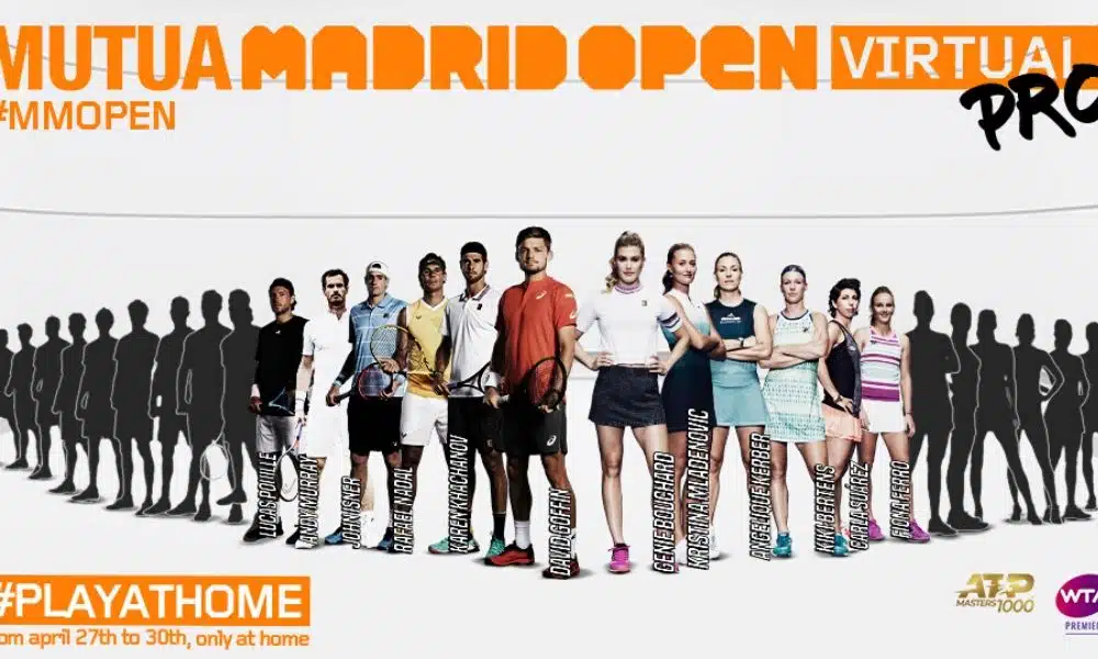 Em meio à pandemia, torneio virtual, Madrid Open Virtual Pro terá Nadal e Murray