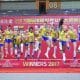 Seleção feminina de vôlei campeã do Grand Prix 2017