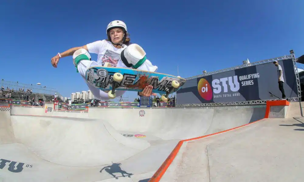 Skatista Leticia Gonçalves Tóquio Skate