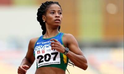 Vitória Rosa, do atletismo, improvisa treinos na escada de casa no Rio de Janeiro de olho nos Jogos de Tóquio nos Jogos Pan-Americanos de Lima-2019