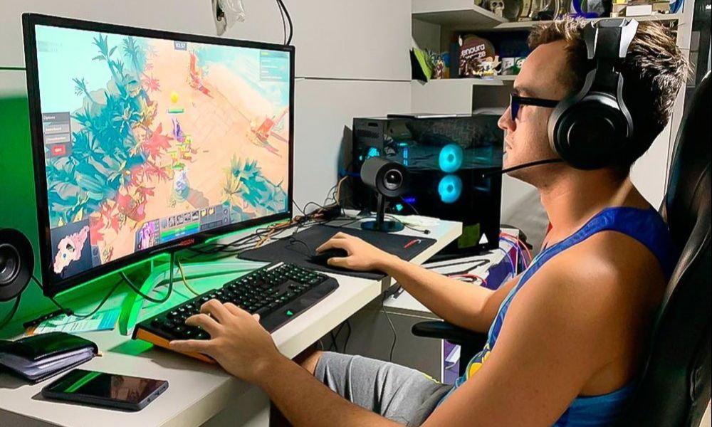 George do vôlei de praia se dedica aos games durante quarentena do coronavírus - vantagem jogos virtuais