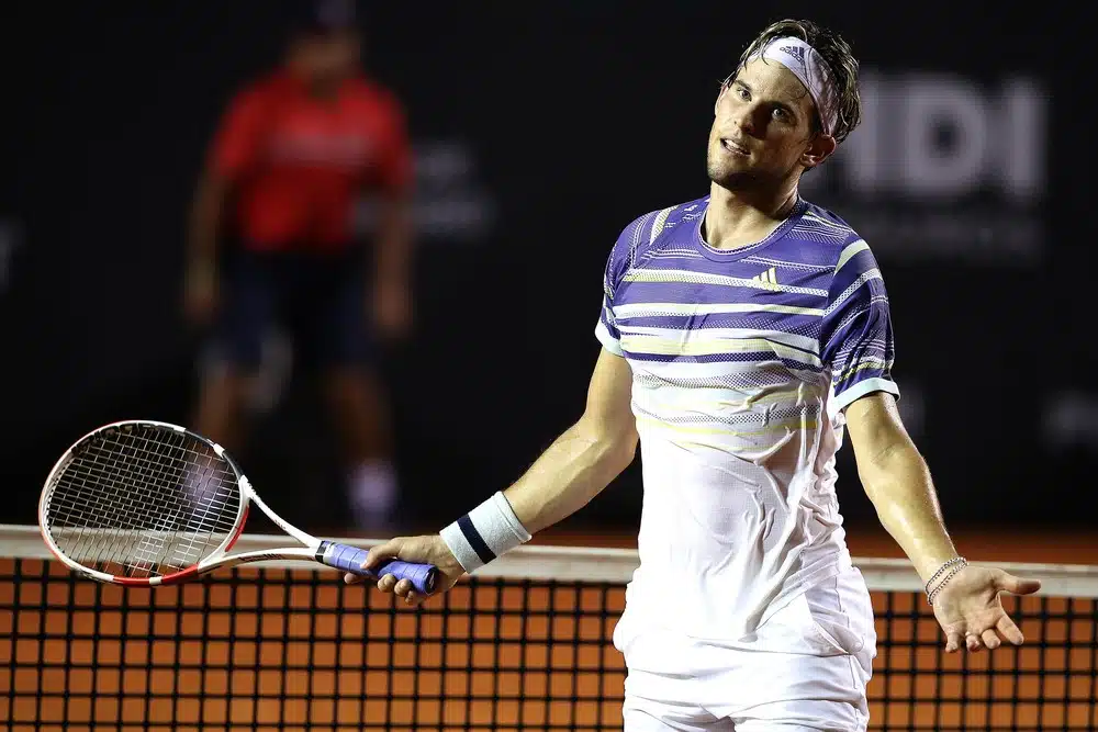 Dominic Thiem se mostrou contrário ao fundo de doação dos tênis durante o coronavírus