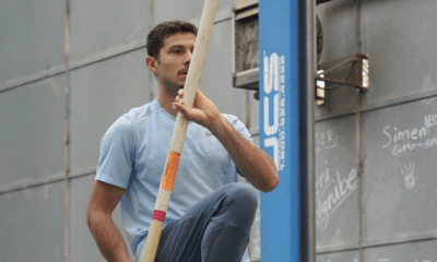 Thiago Braz comemora volta aos treinos na Itália