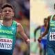 Petrúcio Ferreira e Alison dos Santos, ambos do atletismo