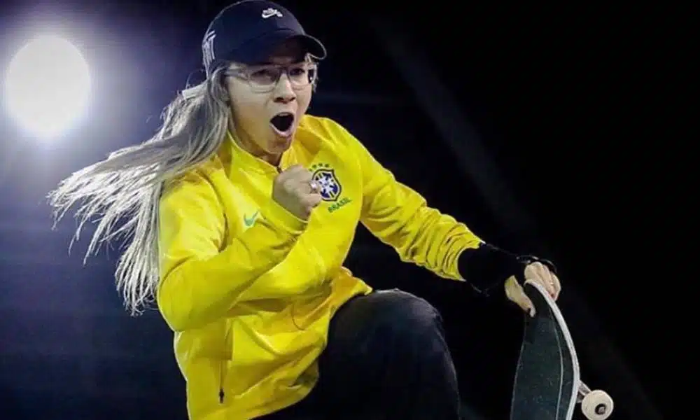 CBSK Pamela Rosa Skatista Campeã Mundial Tóquio 2021
