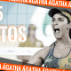 Ágatha Rippel comemora ponto conquistado (Arte: Caio Poltronieri para o quadro cinco fatos)