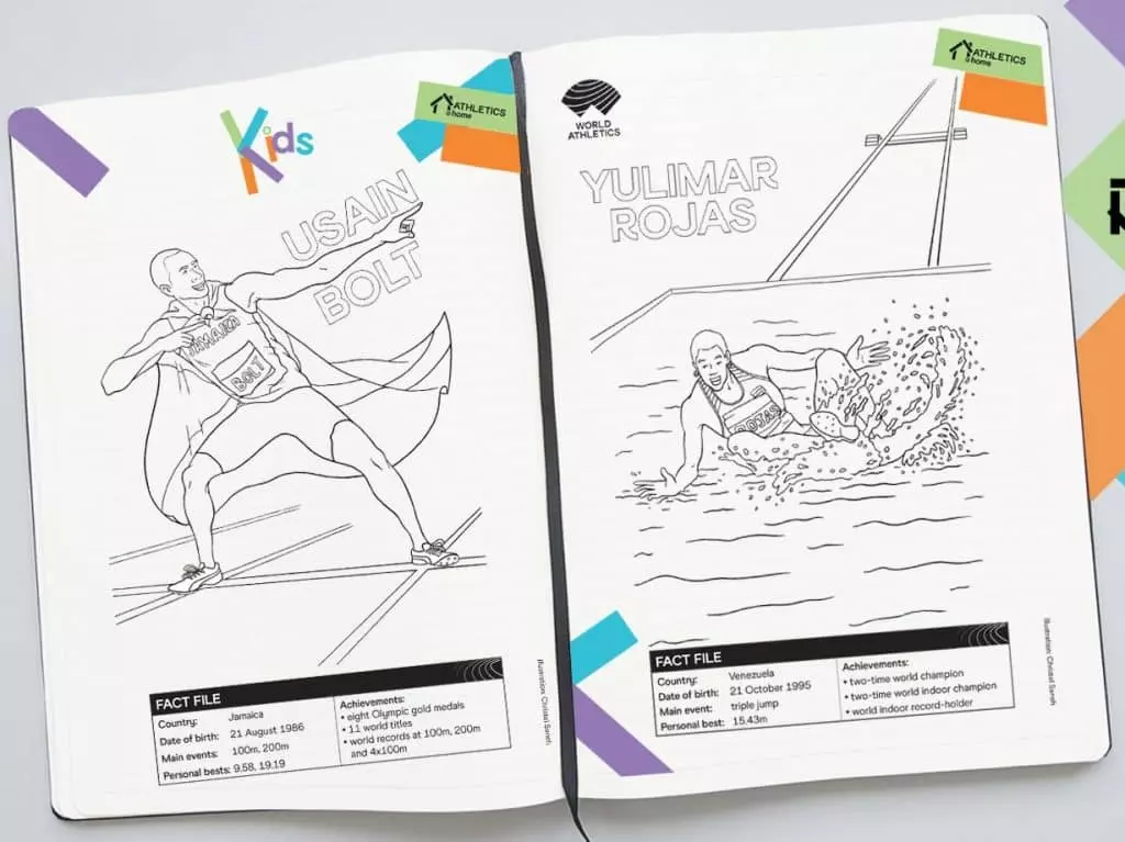 Confederação Brasileira de Judô, CBGolfe, World Athletics e Federação Internacional de Remo disponibilizaram desenhos