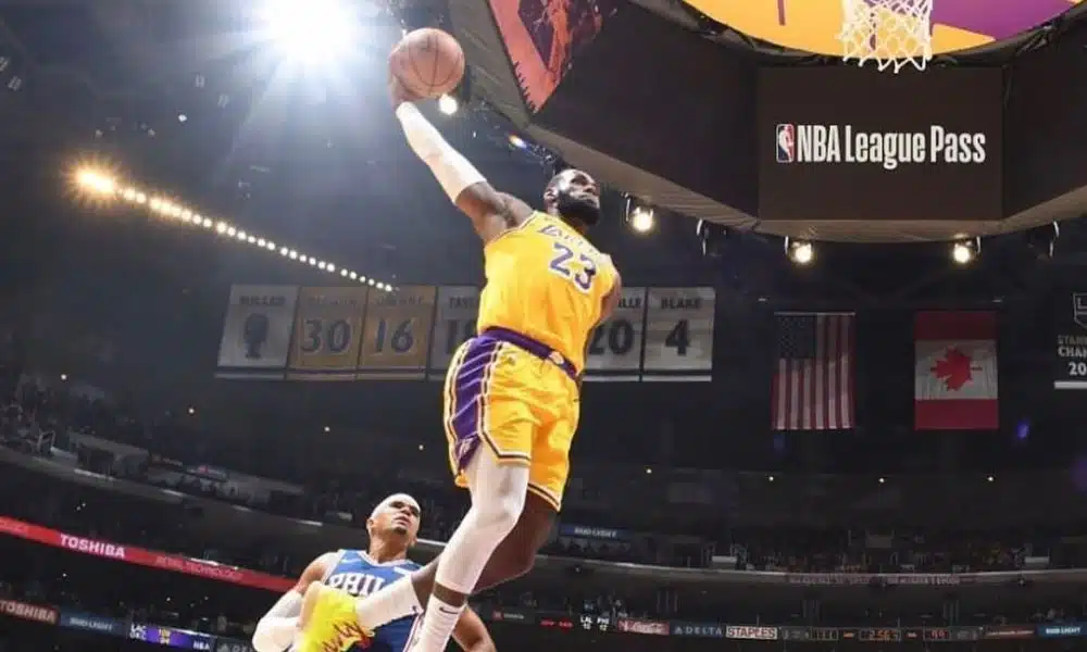 LeBron James, do Los Angeles Lakers, se diz contra cancelamento da temporada da NBA por conta da pandemia do coronavírus