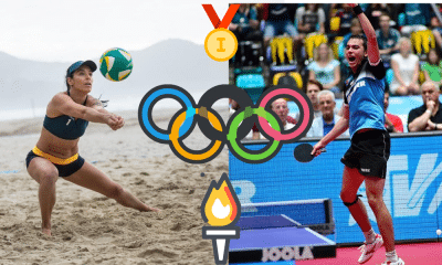 Dia Olímpico Ágatha Rippel Hugo Calderano