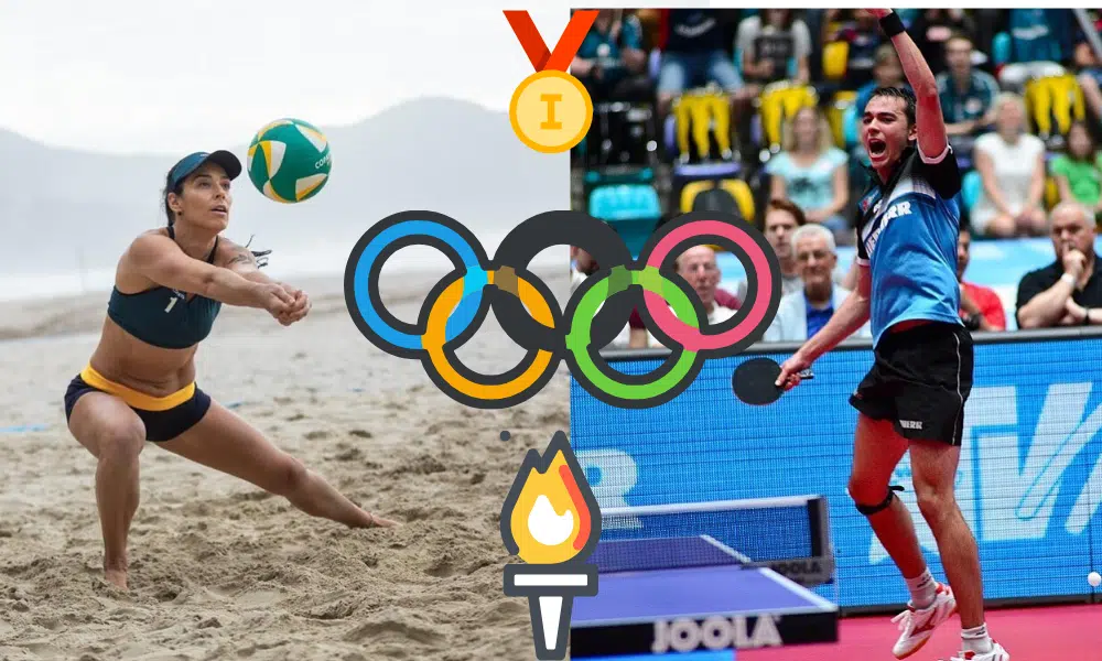 Dia Olímpico Ágatha Rippel Hugo Calderano