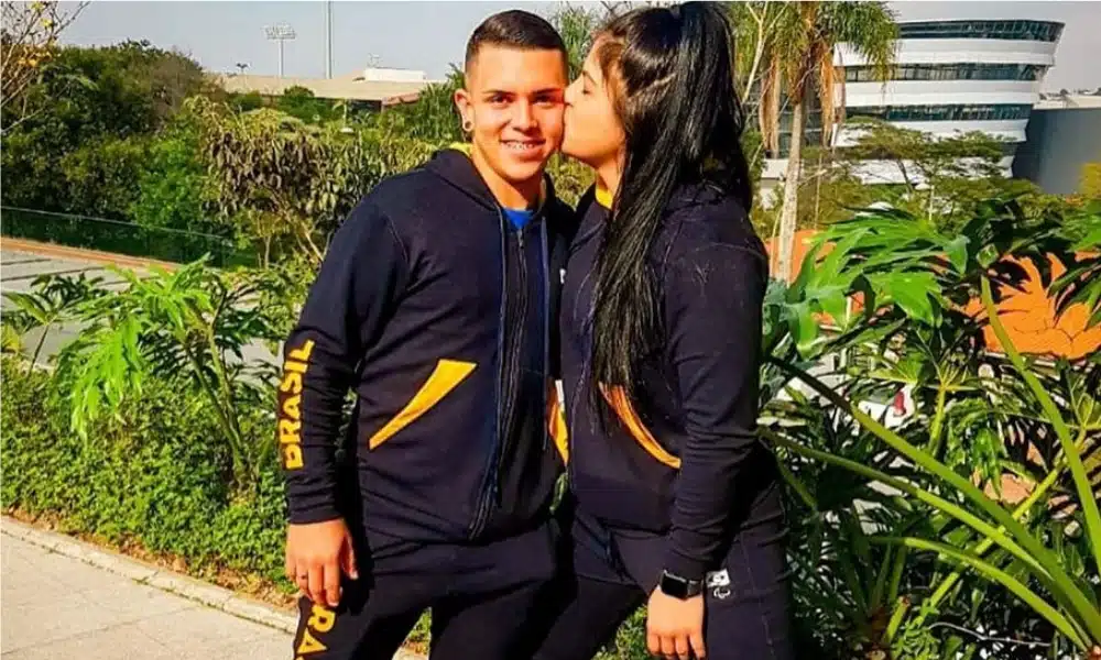 Edwarda Dias - Rogério Júnior - Parabadminton - Vôlei Sentado