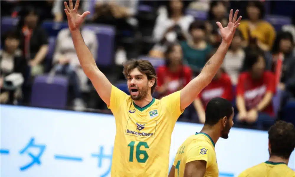 Lucão - seleção brasileira de vôlei - Jogos Olímpicos de Tóquio 2020