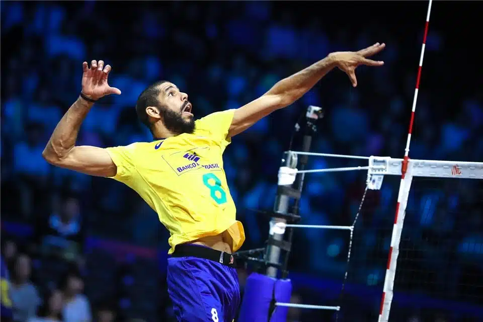 Wallace oposto seleção brasileira de vôlei masculino - Jogos Olímpicos de Tóquio 2020 - Olimpíada - Brasil