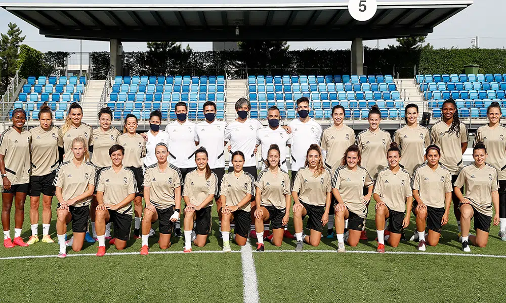 Elenco do Real Madrid Feminino é apresentado futebol feminino espanhol