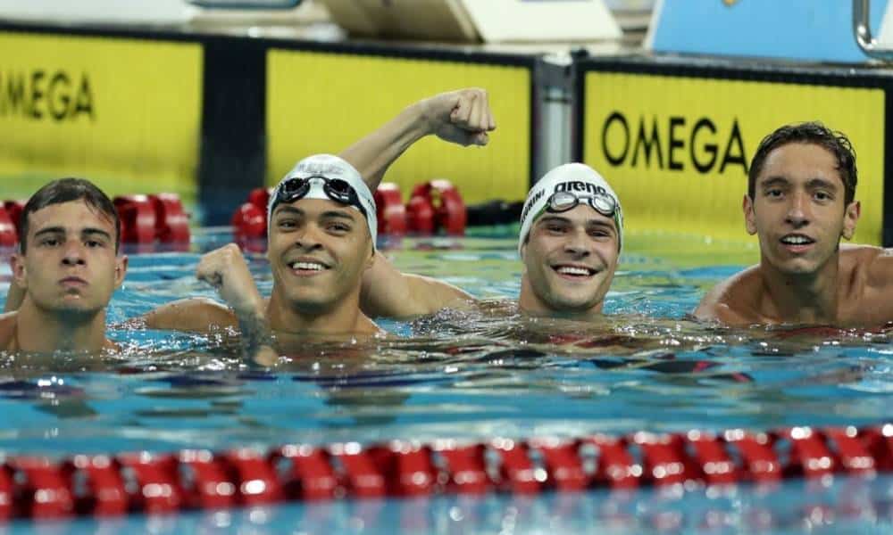 Revezamento 4 x 100m livre Brasil