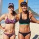 Paula Pequeno e Taiana Lima formam dupla