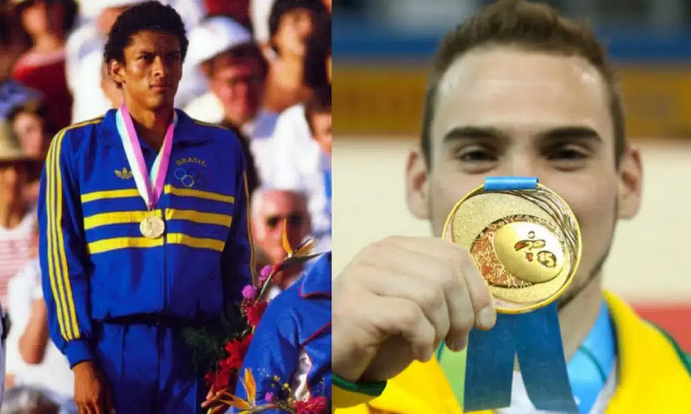 Joaquim Cruz e Arthur Zanetti fizeram história nos Jogos de 1984 e 2012, respectivamente