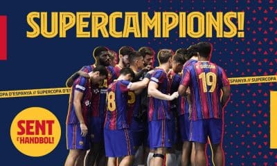 Supercopa de Handebol masculino Barcelona Thiagus Petrus Haniel