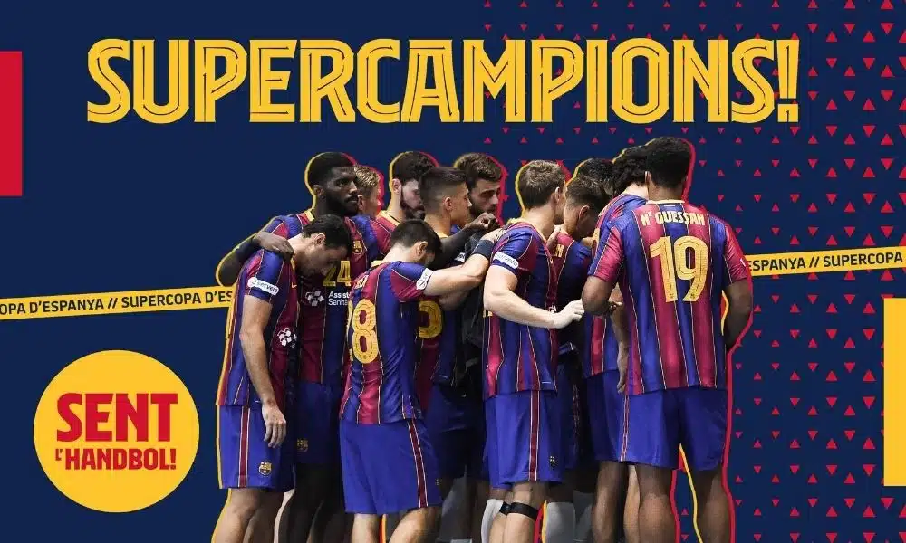 Supercopa de Handebol masculino Barcelona Thiagus Petrus Haniel
