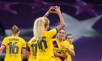 Barcelona vence o Atlético e avança para a semi da Champions com gol de Hamraoui