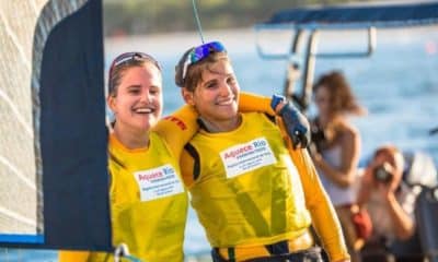 Martine e Kahena Classe 49er FX Tóquio Campeãs Olímpicas Brasileiras Vela