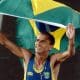 29/08/2004-ATENAS/GRECIA/TAEKWONDO - Vanderlei Cordeiro de Lima, chega em 3 lugar e ganha a medalha de bronze na Maratona, em Atenas