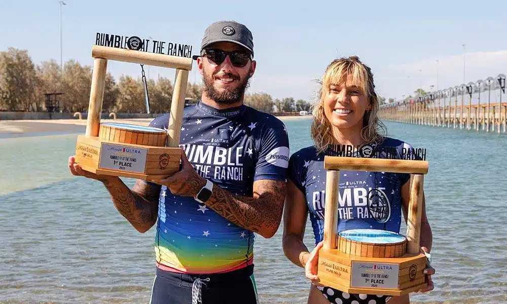 Rumble at the Ranch surfe Filipe Toledo Filipinho Tatiana Weston-Webb